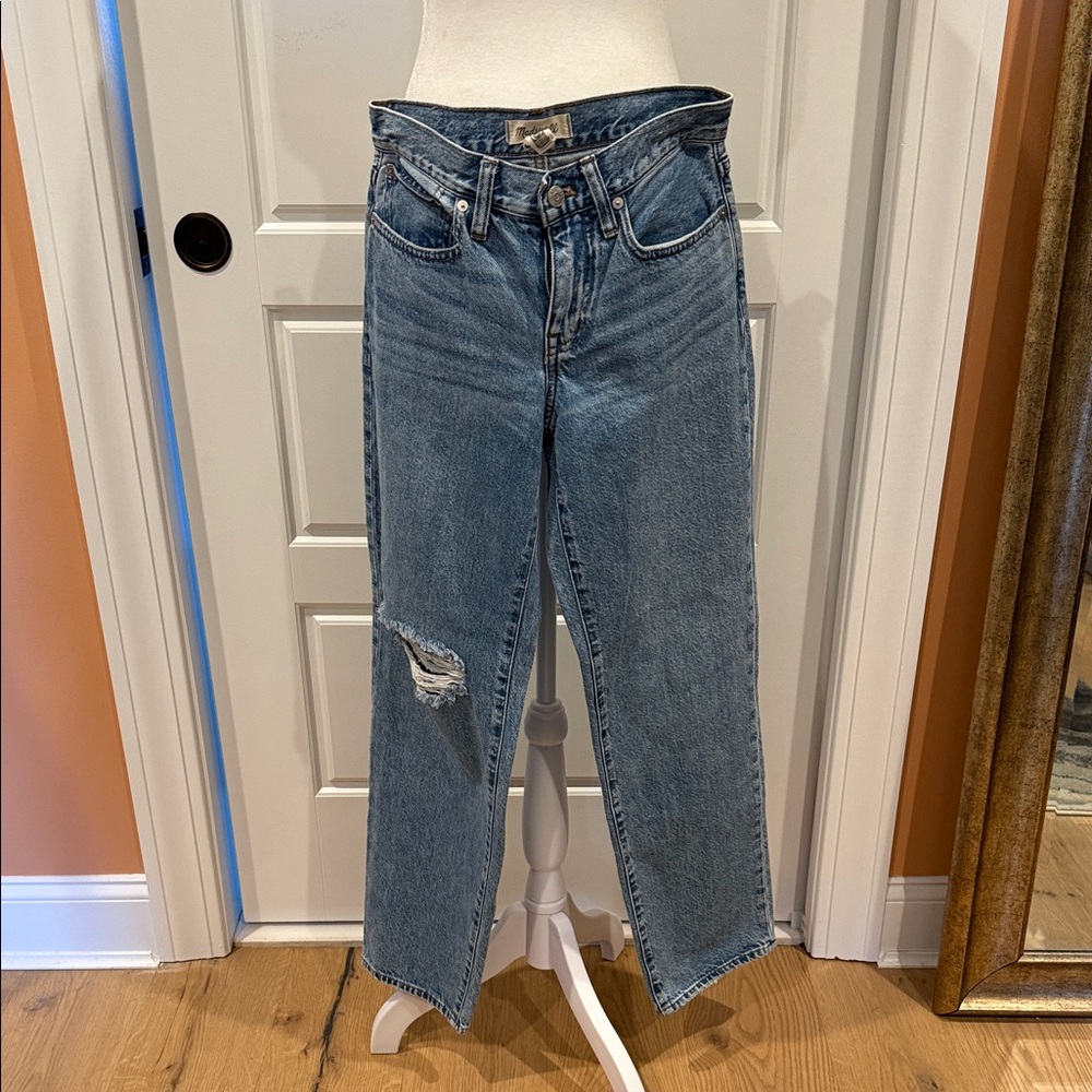 Madewell Low Rise Baggy Straight Jeans